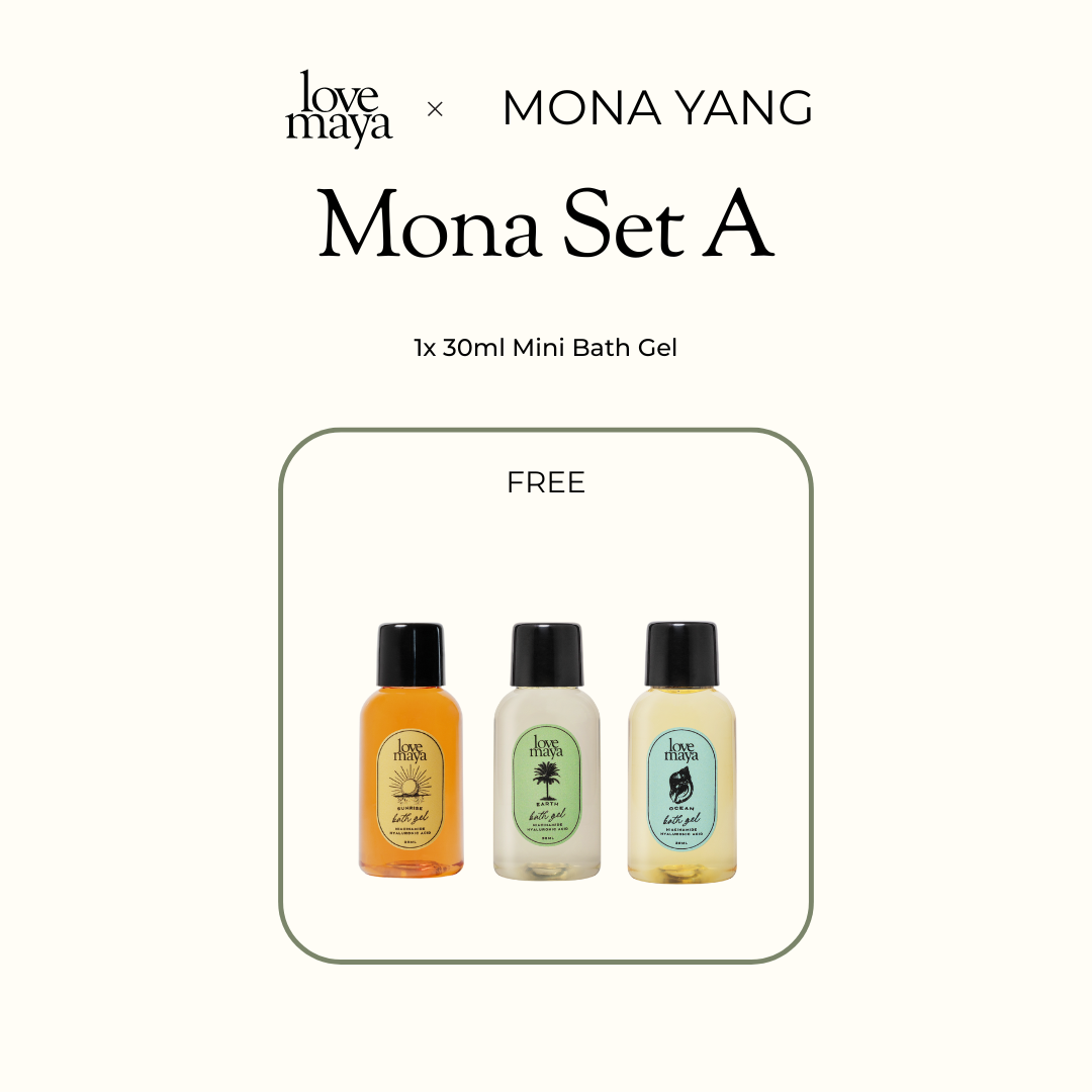 Mona Free Gift SET A (Ocean Mini Bath Gel)