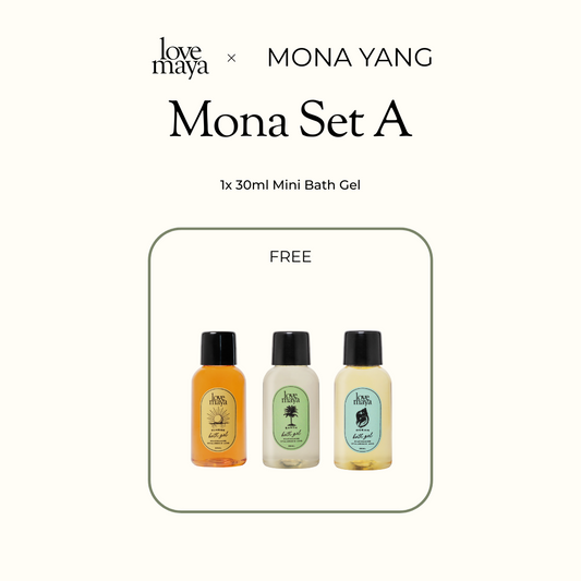 Mona Free Gift SET A (Earth Mini Bath Gel )