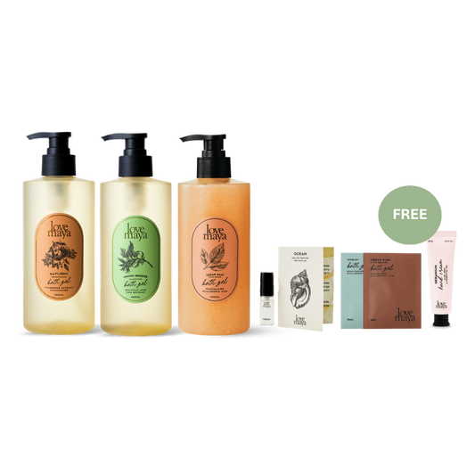 [Mix & Match] The Care Collection Bath Gel Trio Set