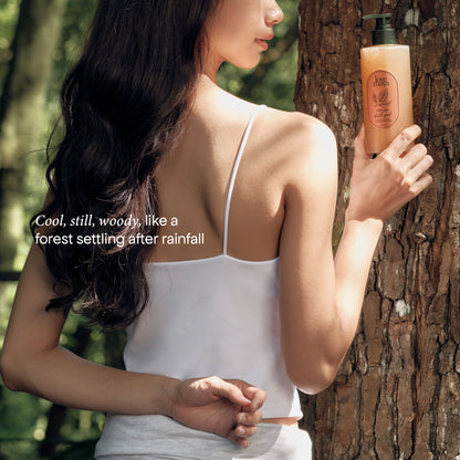 Cedar Rain Bath Gel with Scrub
